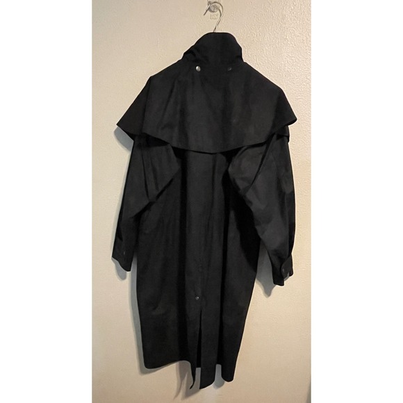 Outback Trading Co. Low Rider Duster Coat Long Rain Western Oilskin Jacket Large - Picture 2 of 13